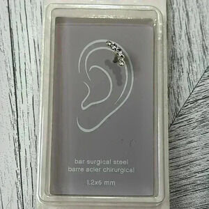 Serling  silver earring